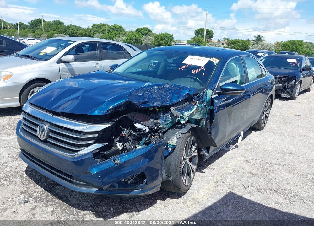 2021 VOLKSWAGEN PASSAT 2.0T SE VIN: 1VWSA7A32MC018587