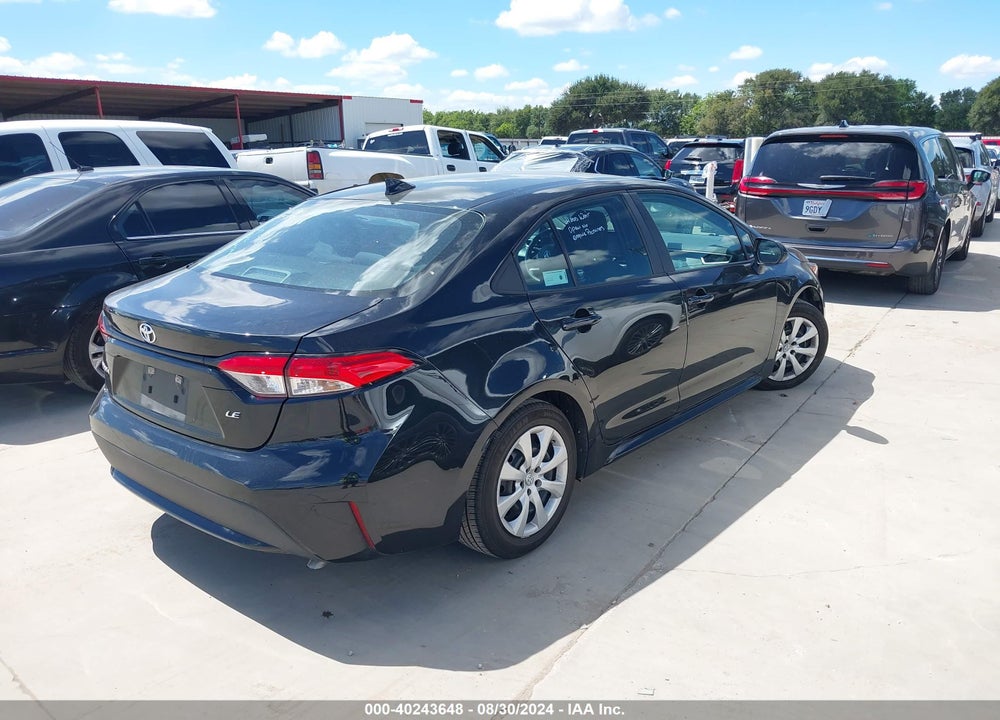 2022 TOYOTA COROLLA LE VIN: 5YFEPMAE3NP275264