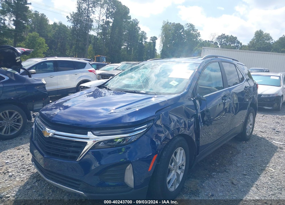 2022 CHEVROLET EQUINOX FWD LT VIN: 3GNAXKEV0NL250582