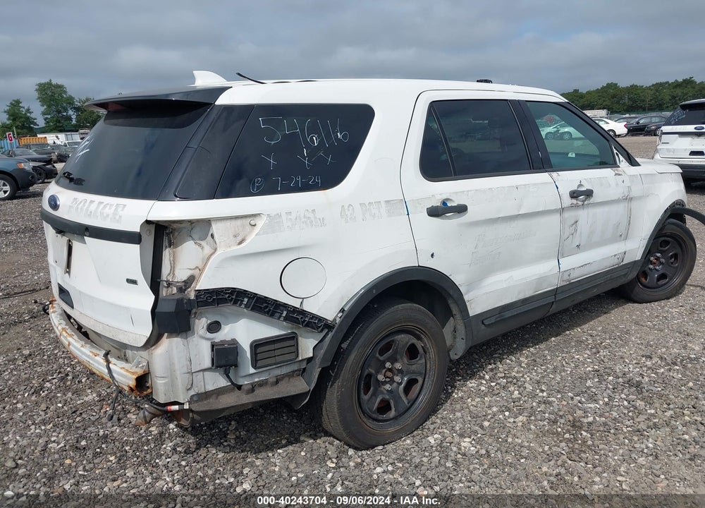 2016 FORD UTILITY POLICE INTERCEPTOR VIN: 1FM5K8AR9GGC42357