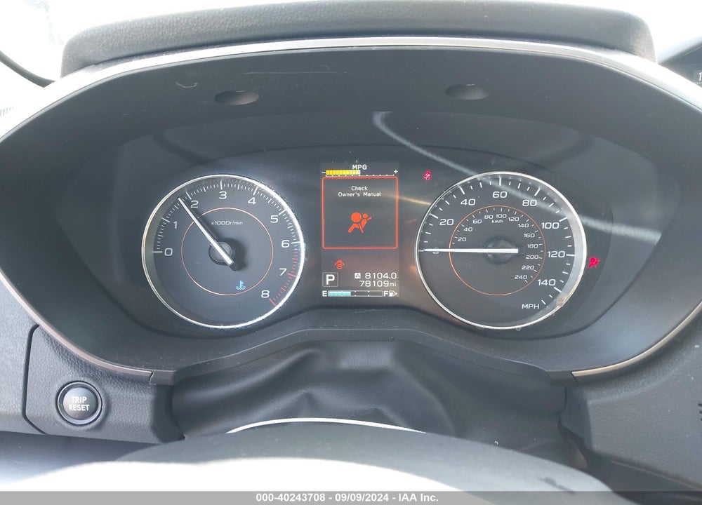 2019 SUBARU CROSSTREK 2.0I LIMITED VIN: JF2GTANC2K8391091