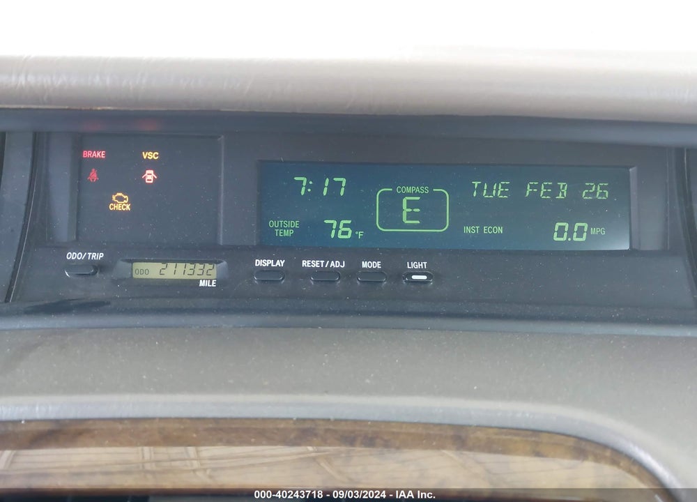 2004 TOYOTA AVALON XLS VIN: 4T1BF28B64U357508