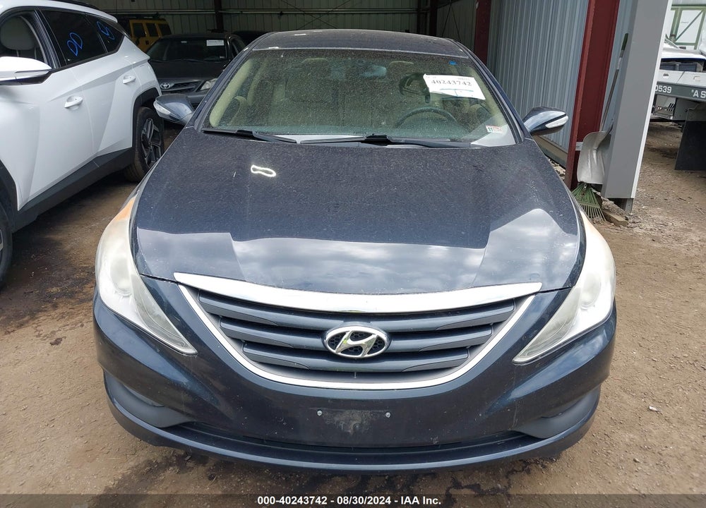 2014 HYUNDAI SONATA GLS VIN: 5NPEB4AC7EH887302