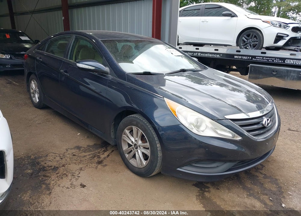 2014 HYUNDAI SONATA GLS VIN: 5NPEB4AC7EH887302