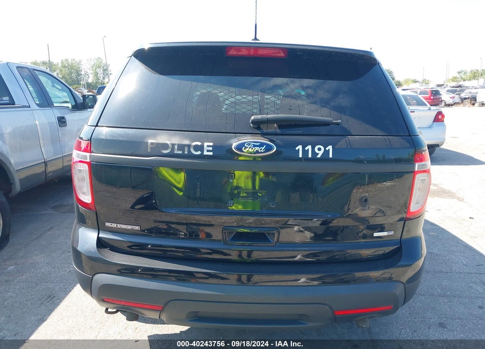 2014 FORD UTILITY POLICE INTERCEPTOR VIN: 1FM5K8AR1EGA92063