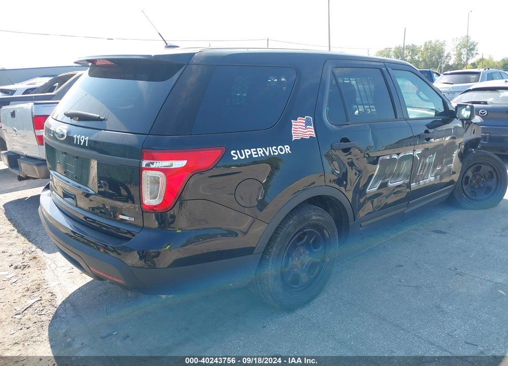 2014 FORD UTILITY POLICE INTERCEPTOR VIN: 1FM5K8AR1EGA92063