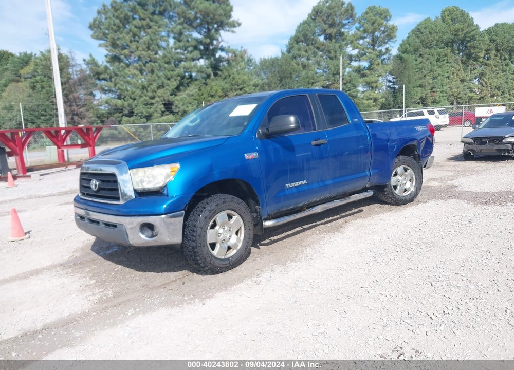 2008 TOYOTA TUNDRA SR5 5.7L V8 VIN: 5TFBV54138X073523