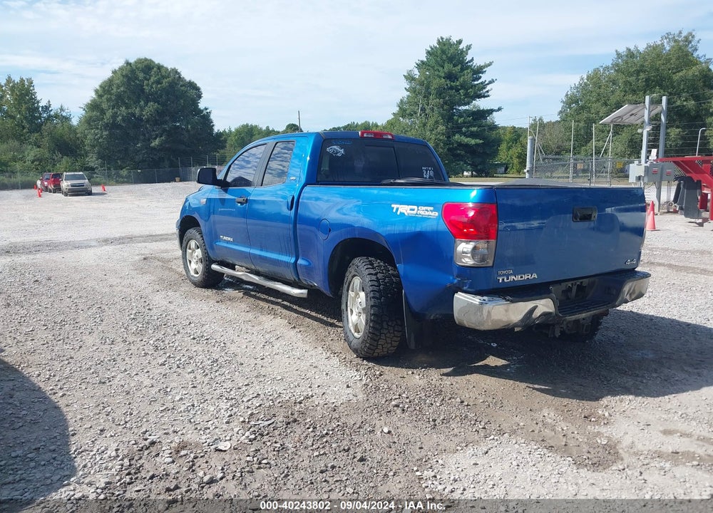 2008 TOYOTA TUNDRA SR5 5.7L V8 VIN: 5TFBV54138X073523