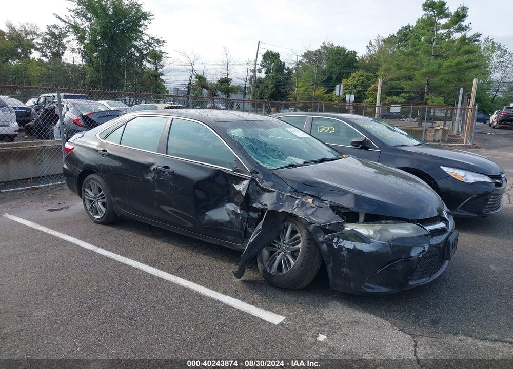2016 TOYOTA CAMRY SE VIN: 4T1BF1FK3GU191630