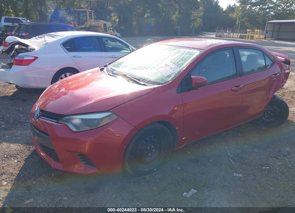2015 TOYOTA COROLLA LE VIN: 2T1BURHE4FC470984