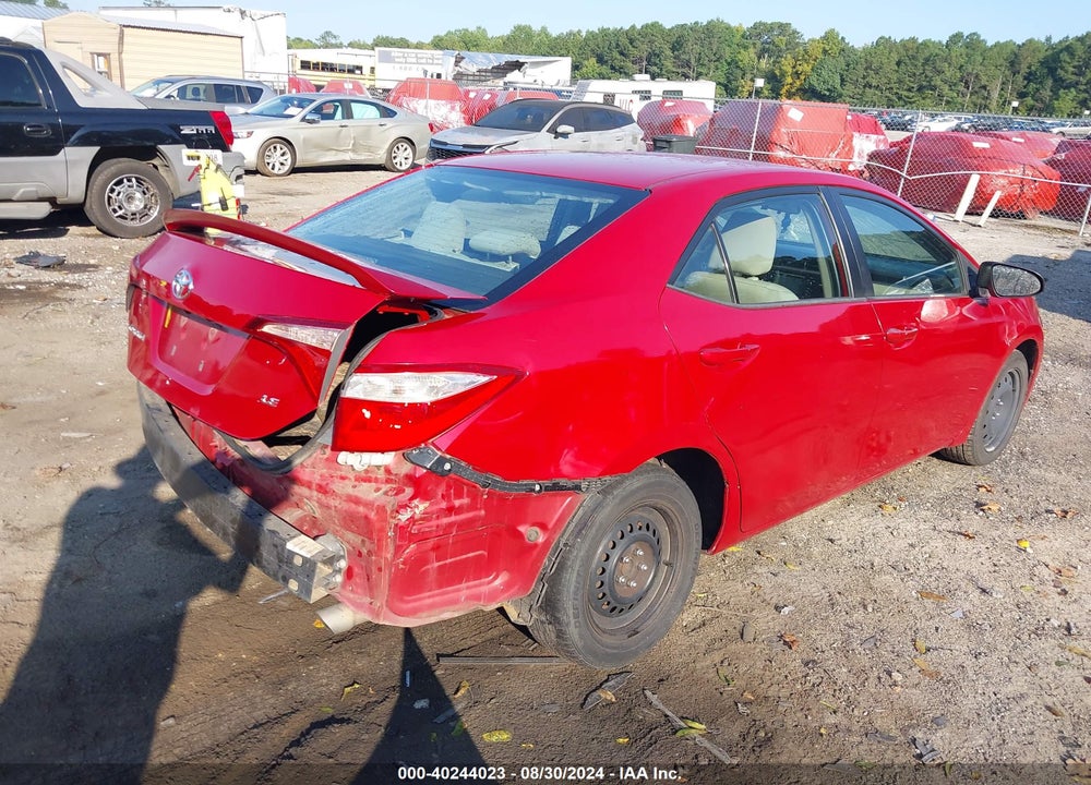 2015 TOYOTA COROLLA LE VIN: 2T1BURHE4FC470984