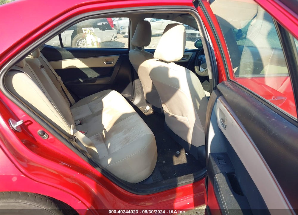2015 TOYOTA COROLLA LE VIN: 2T1BURHE4FC470984