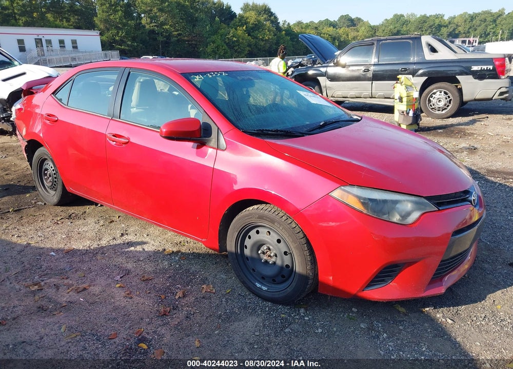 2015 TOYOTA COROLLA LE VIN: 2T1BURHE4FC470984