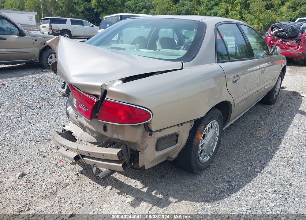 2002 BUICK CENTURY CUSTOM VIN: 2G4WS52J921257541
