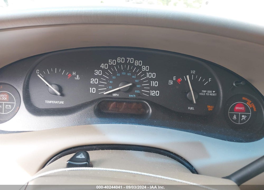 2002 BUICK CENTURY CUSTOM VIN: 2G4WS52J921257541