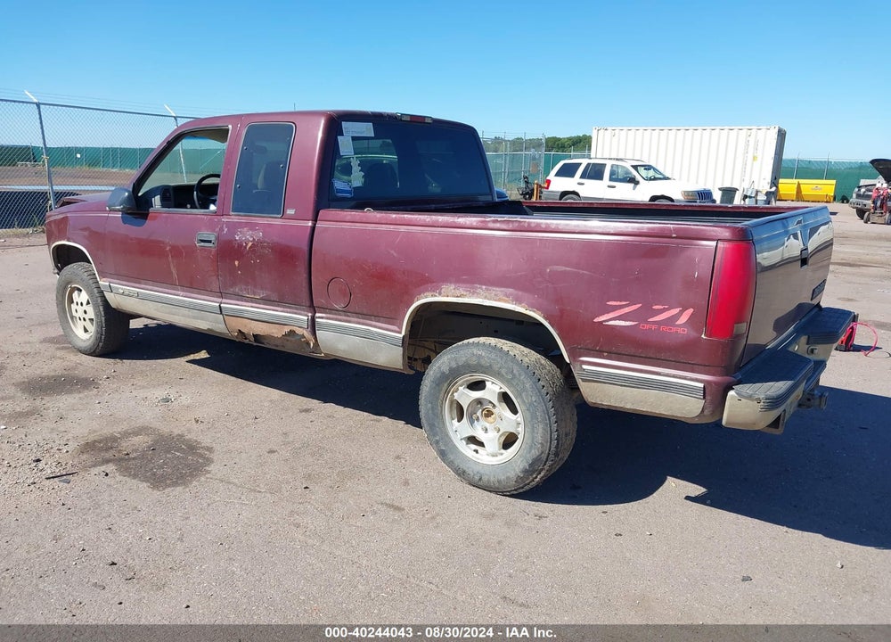 1998 CHEVROLET K1500 FLEETSIDE VIN: 1GCEK19R2WR153085