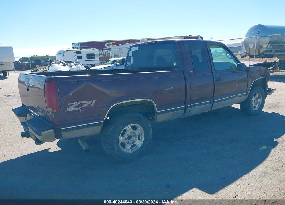 1998 CHEVROLET K1500 FLEETSIDE VIN: 1GCEK19R2WR153085