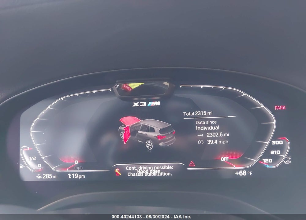 2024 BMW X3 M VIN: 5YM13EC03R9W36965