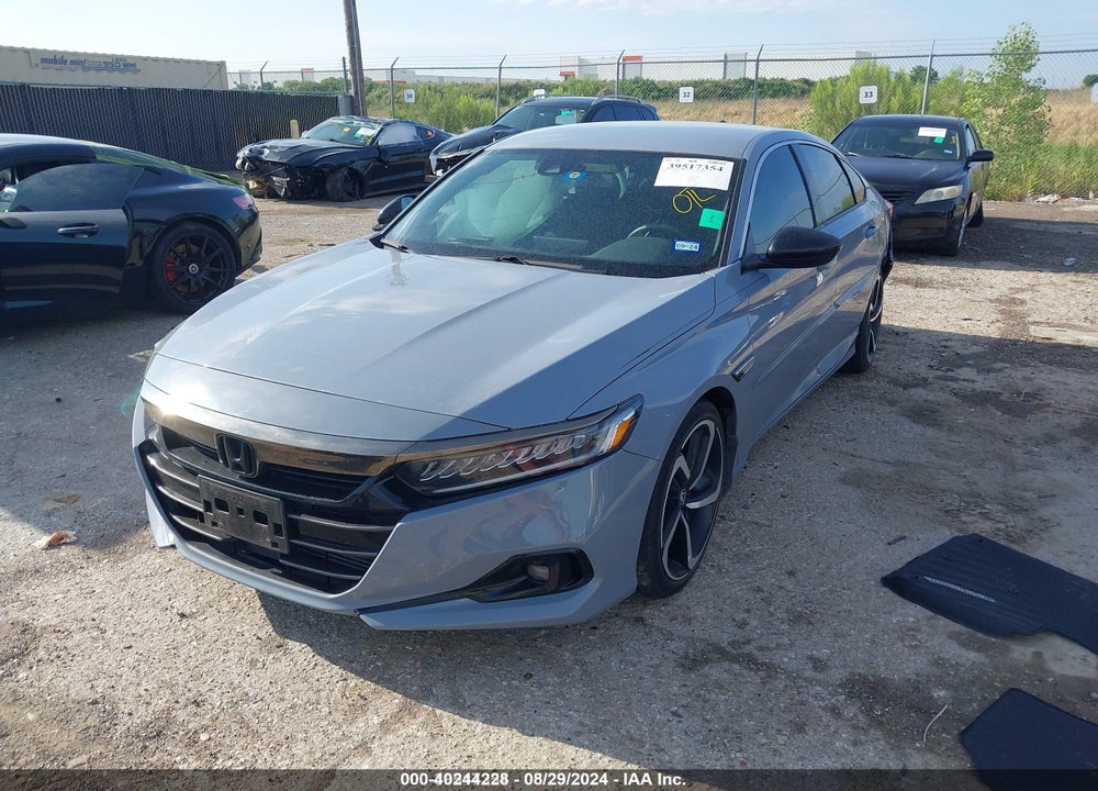 2022 HONDA ACCORD SPORT VIN: 1HGCV1F33NA081214