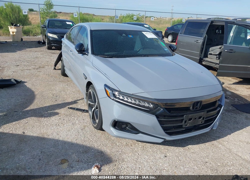 2022 HONDA ACCORD SPORT VIN: 1HGCV1F33NA081214