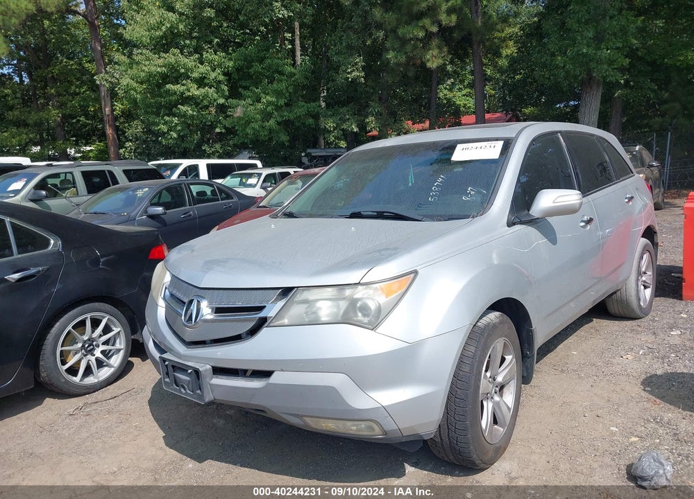2007 ACURA MDX VIN: 2HNYD28207H538741
