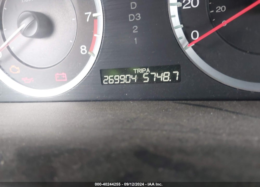 2009 HONDA ACCORD 2.4 EX VIN: 1HGCP26799A082845