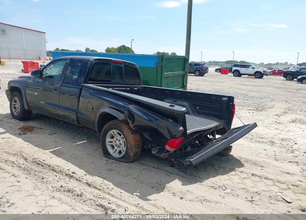 2002 DODGE DAKOTA VIN: 1B7GL12X12S660609