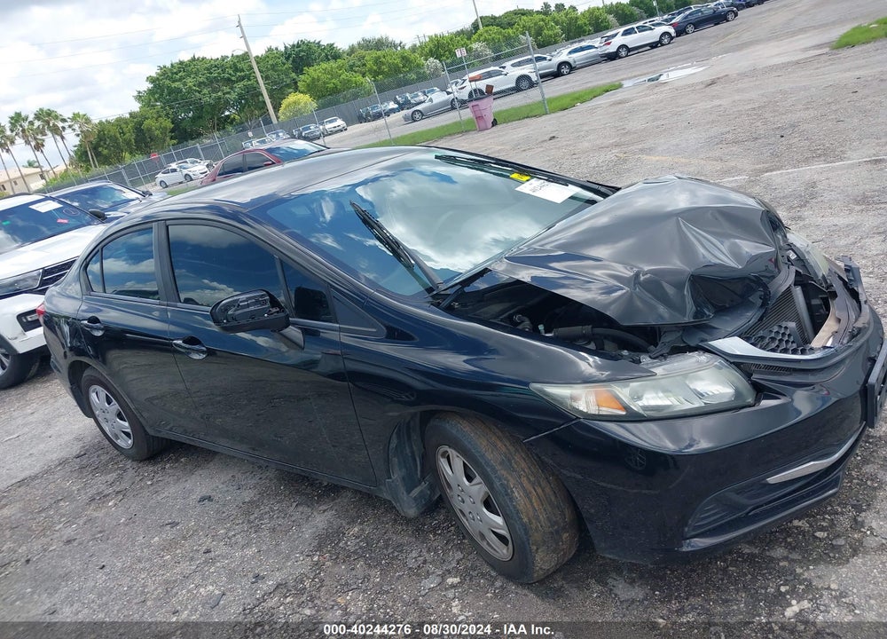 2015 HONDA CIVIC LX VIN: 19XFB2F57FE285086