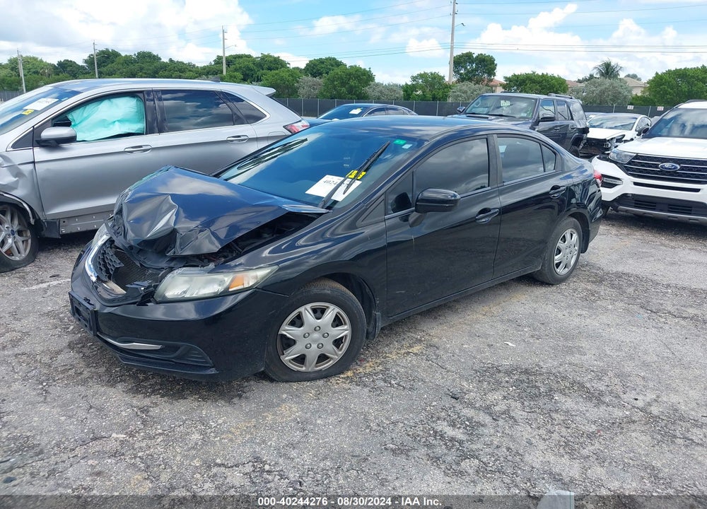 2015 HONDA CIVIC LX VIN: 19XFB2F57FE285086