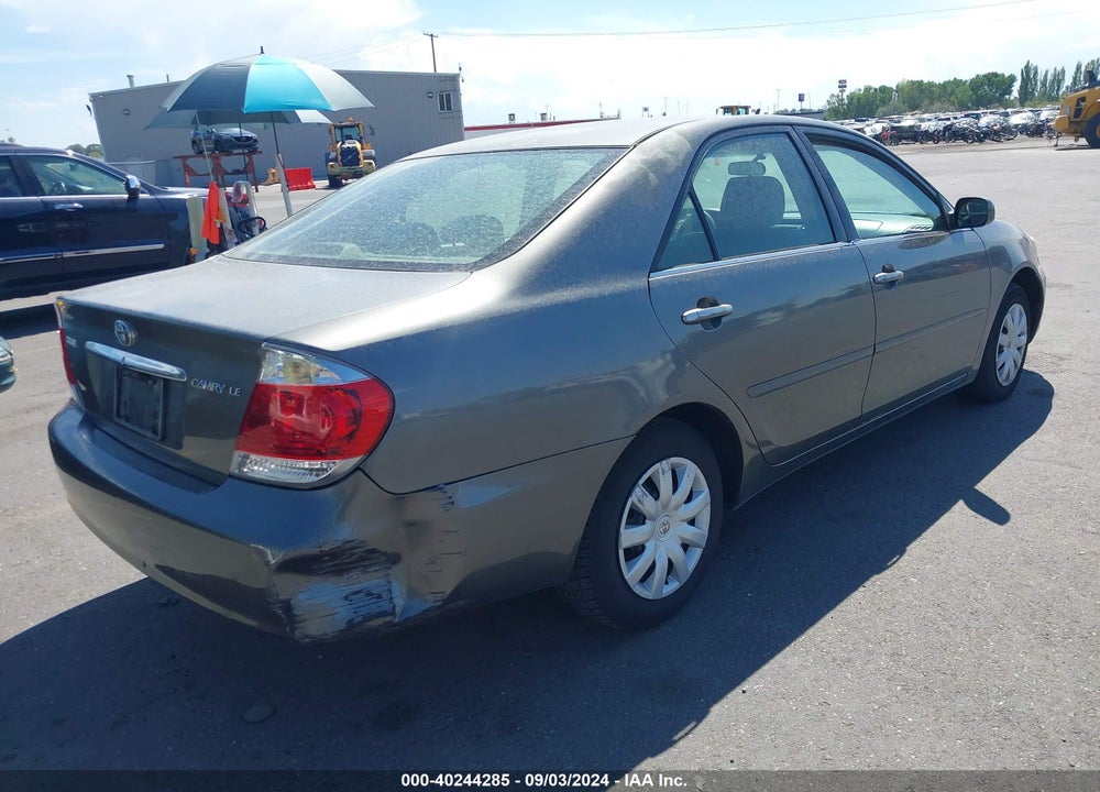 2005 TOYOTA CAMRY LE VIN: 4T1BE32K85U592544