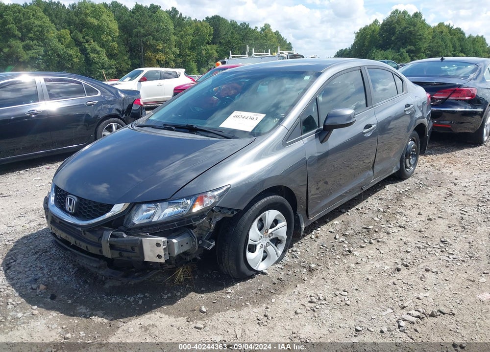 2013 HONDA CIVIC LX VIN: 19XFB2F51DE242098