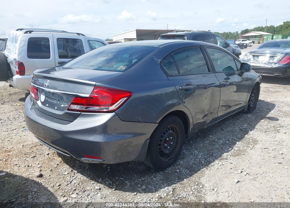 2013 HONDA CIVIC LX VIN: 19XFB2F51DE242098