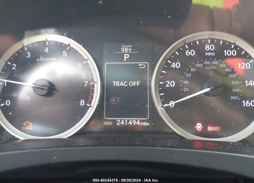 2014 LEXUS IS 250 VIN: JTHBF1D22E5012250