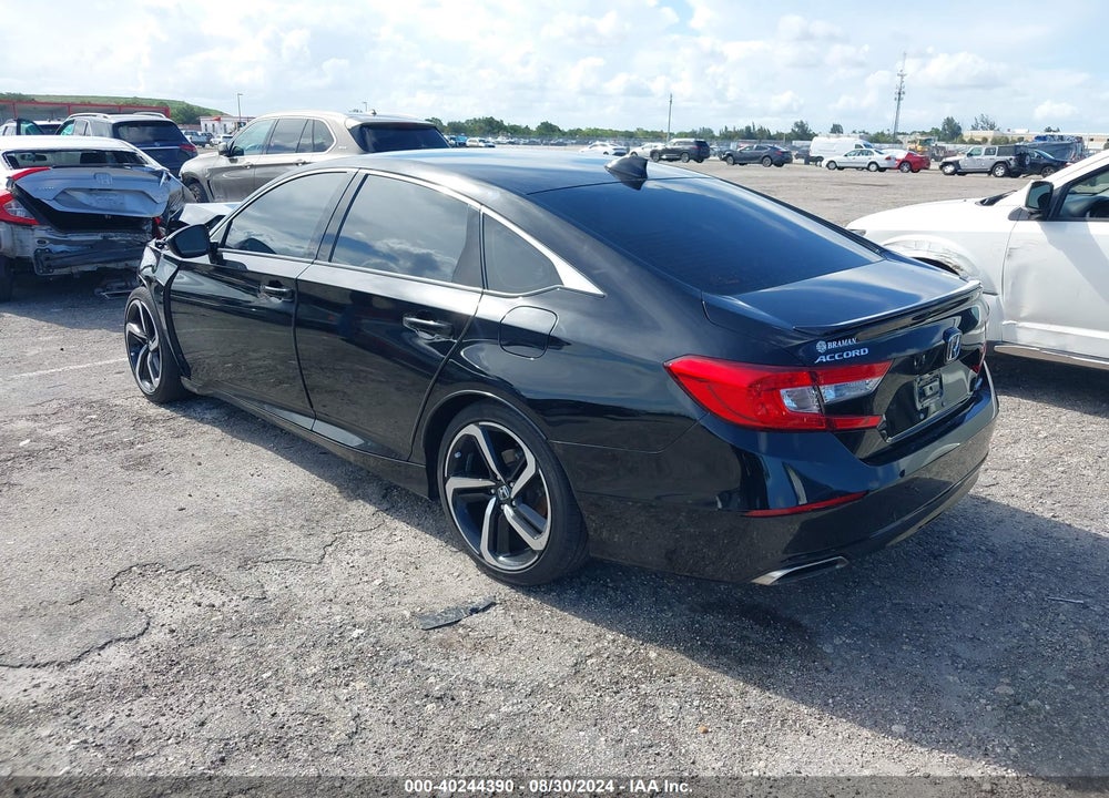 2021 HONDA ACCORD SPORT VIN: 1HGCV1F38MA089680
