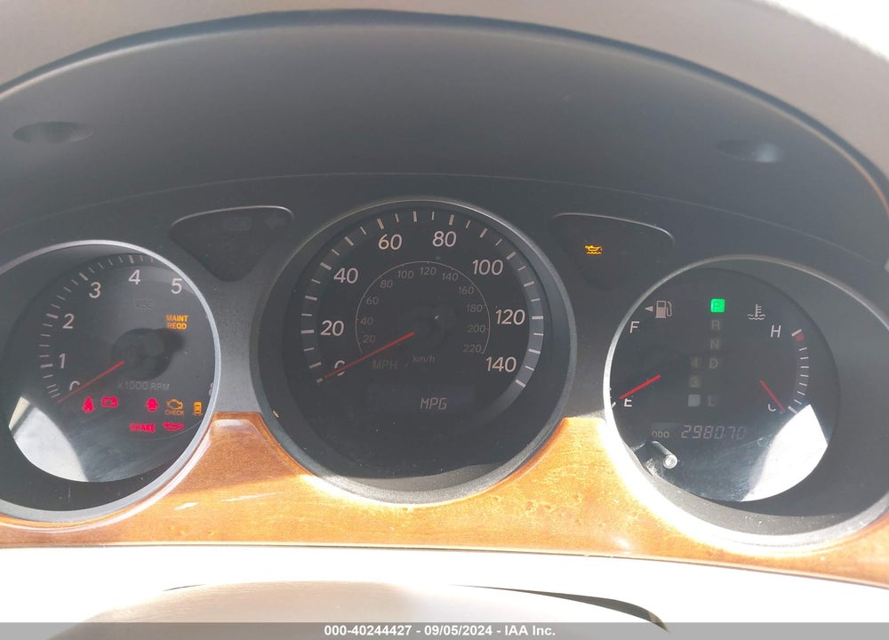 2005 LEXUS ES 330 VIN: JTHBA30G455063809