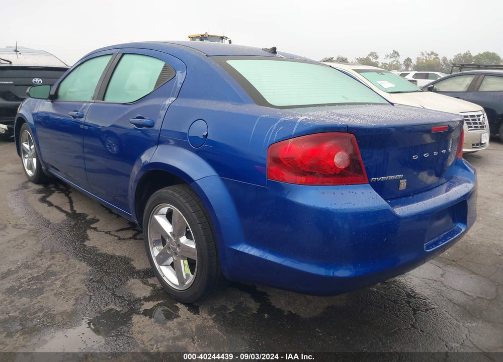 2013 DODGE AVENGER SE VIN: 1C3CDZAB0DN741882