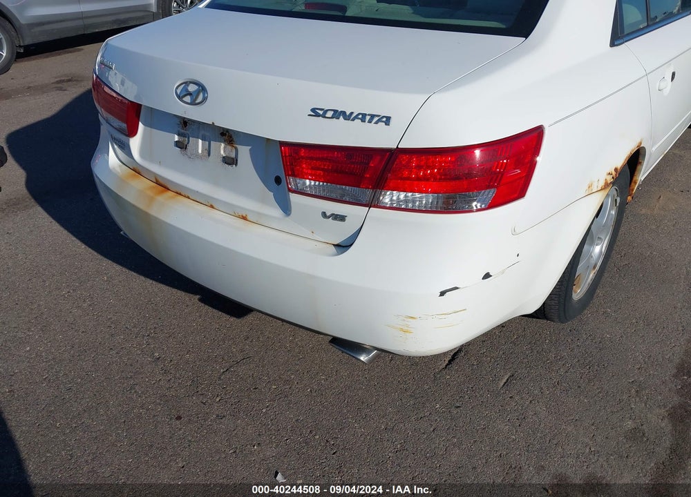 2006 HYUNDAI SONATA GLS V6/LX V6 VIN: 5NPEU46F76H071298