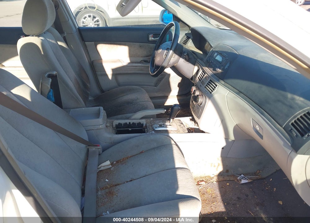 2006 HYUNDAI SONATA GLS V6/LX V6 VIN: 5NPEU46F76H071298