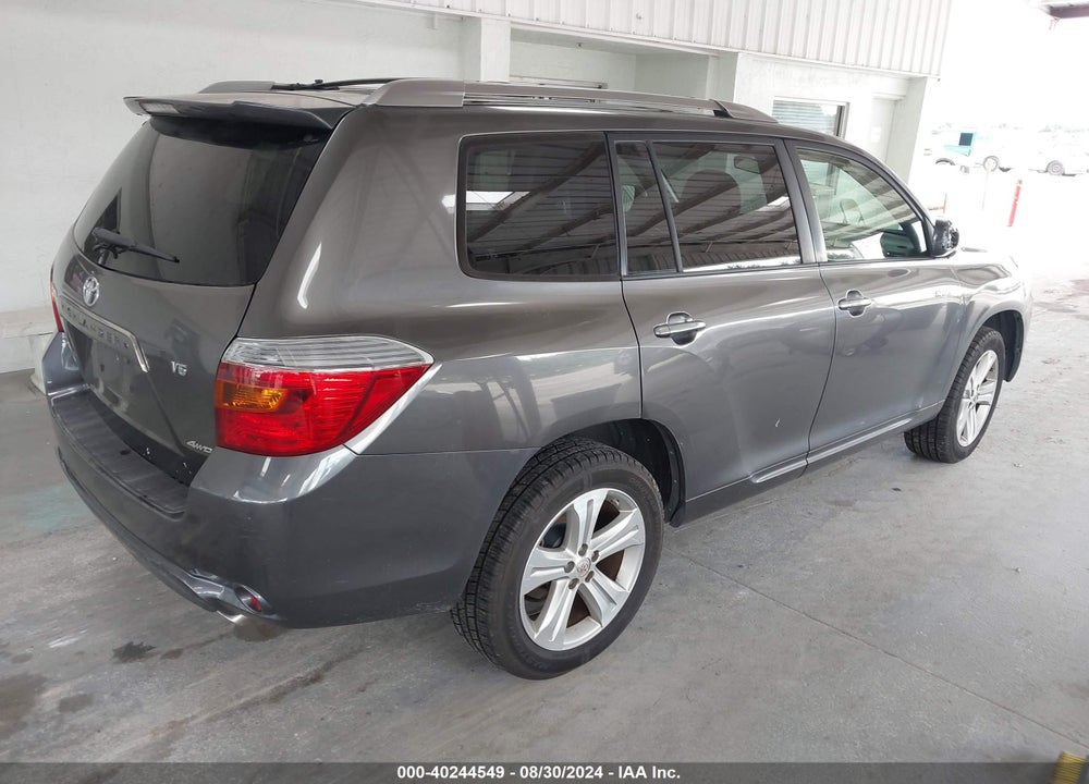 2008 TOYOTA HIGHLANDER SPORT VIN: JTEES43A382032433