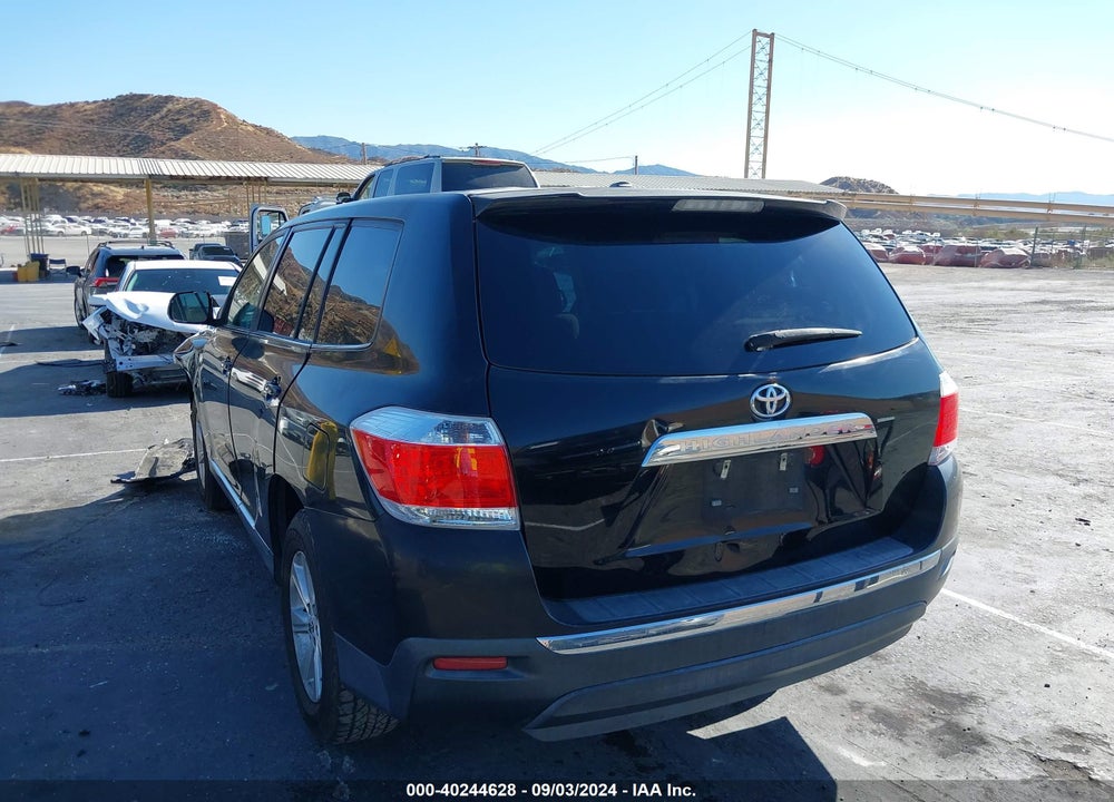 2012 TOYOTA HIGHLANDER VIN: 5TDZA3EHXCS023386