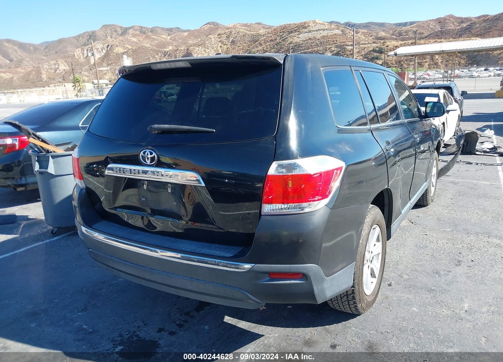 2012 TOYOTA HIGHLANDER VIN: 5TDZA3EHXCS023386