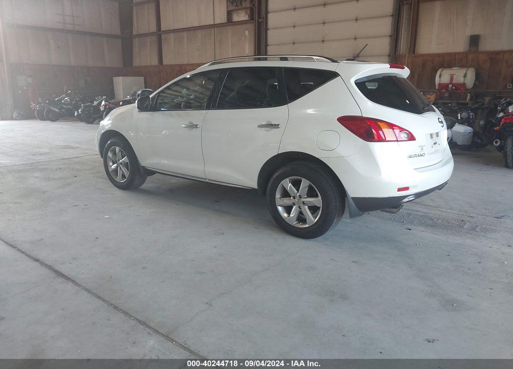 2010 NISSAN MURANO SL VIN: JN8AZ1MW3AW137726
