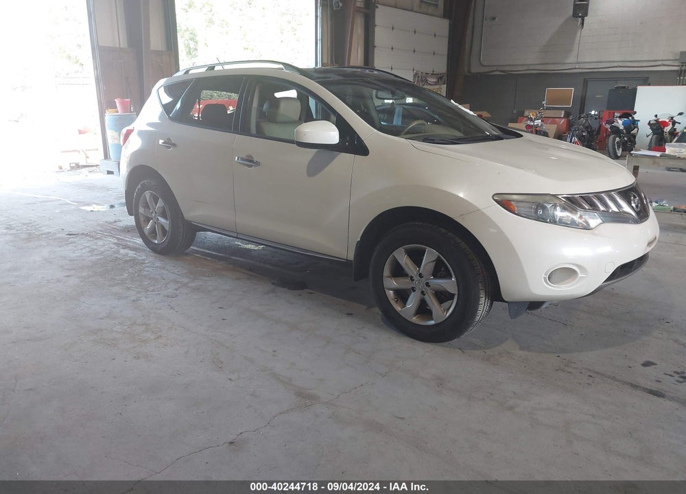 2010 NISSAN MURANO SL VIN: JN8AZ1MW3AW137726