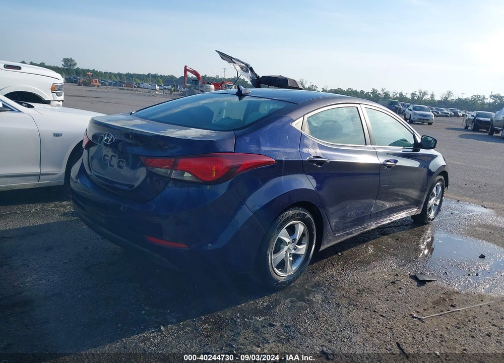 2014 HYUNDAI ELANTRA SE VIN: 5NPDH4AE1EH529463
