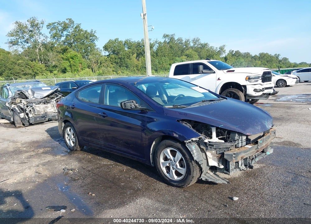 2014 HYUNDAI ELANTRA SE VIN: 5NPDH4AE1EH529463