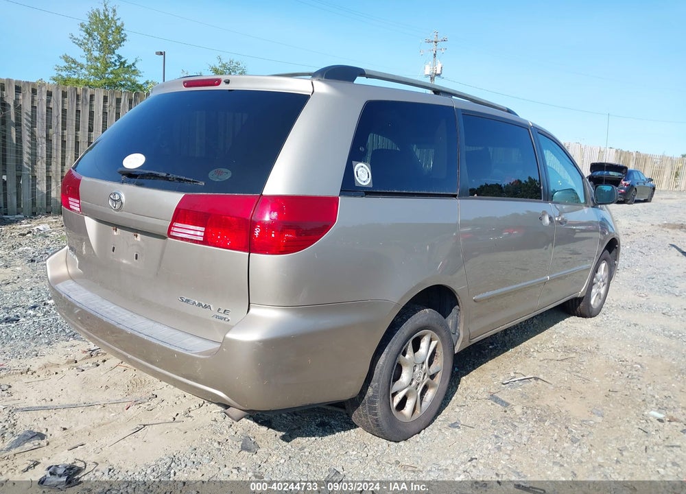 2005 TOYOTA SIENNA LE VIN: 5TDBA23C35S053626
