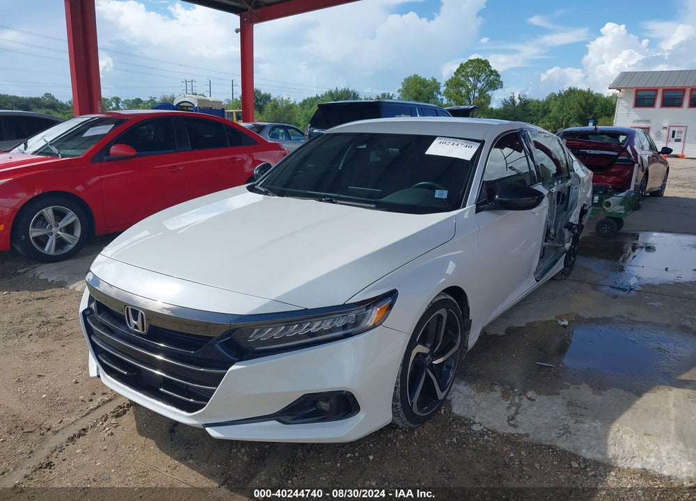 2022 HONDA ACCORD SPORT VIN: 1HGCV1F36NA105585