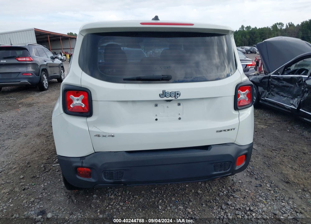 2017 JEEP RENEGADE SPORT 4X4 VIN: ZACCJBAB9HPE76890