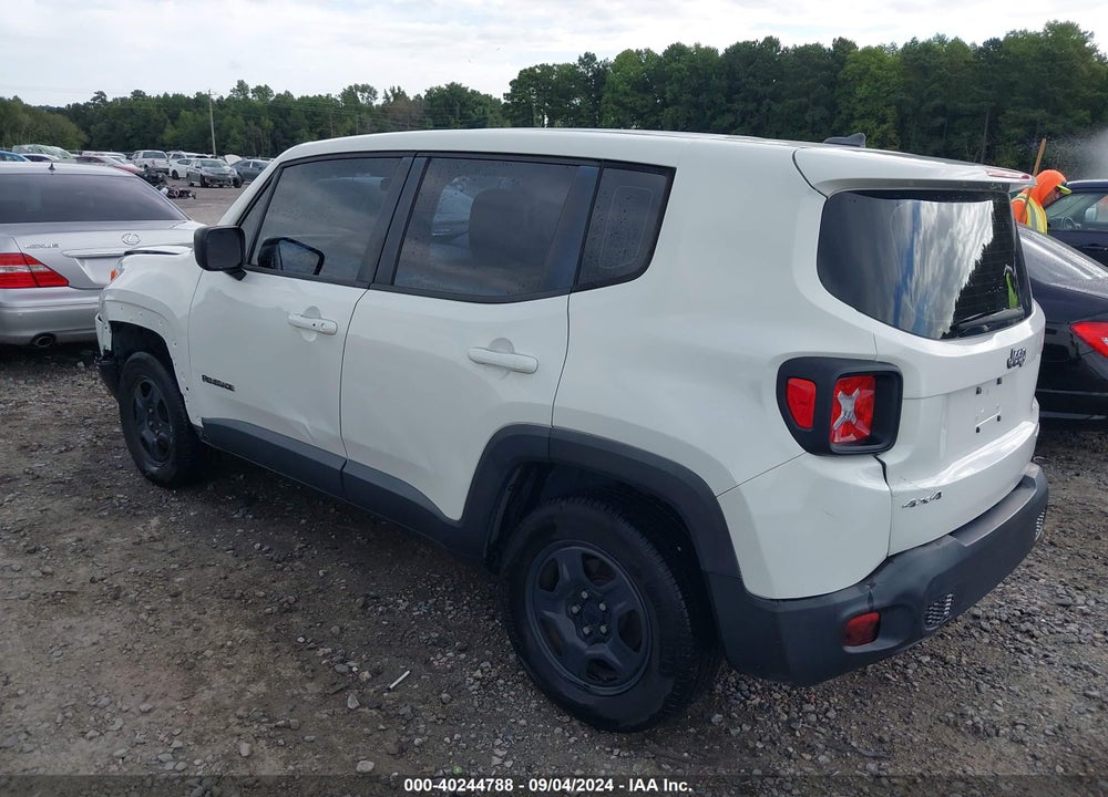 2017 JEEP RENEGADE SPORT 4X4 VIN: ZACCJBAB9HPE76890