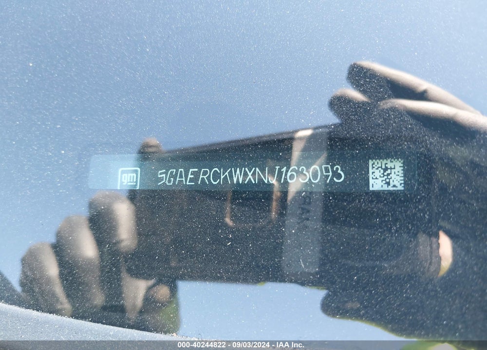 2022 BUICK ENCLAVE FWD PREMIUM VIN: 5GAERCKWXNJ163093